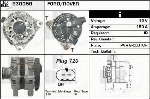 EDR 930059 - Генератор autosila-amz.com