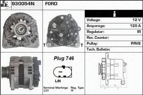 EDR 930054N - Генератор autosila-amz.com