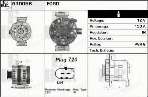 EDR 930056 - Генератор autosila-amz.com