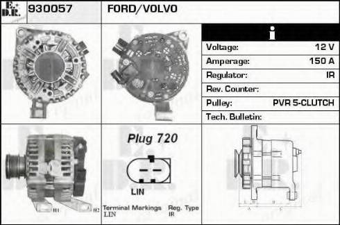 EDR 930057 - Генератор autosila-amz.com