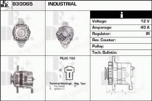 EDR 930065 - Генератор autosila-amz.com