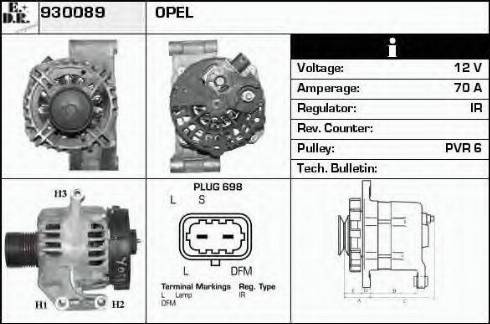 EDR 930089 - Генератор autosila-amz.com