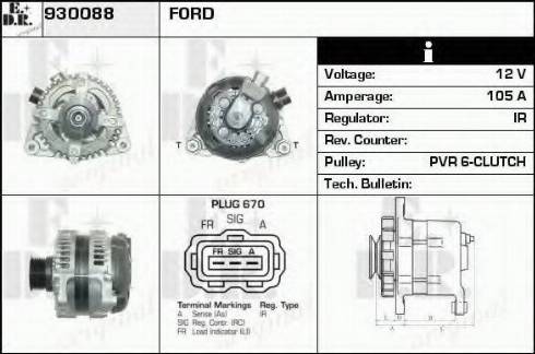 EDR 930088 - Генератор autosila-amz.com