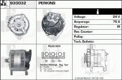 EDR 930032 - Генератор autosila-amz.com