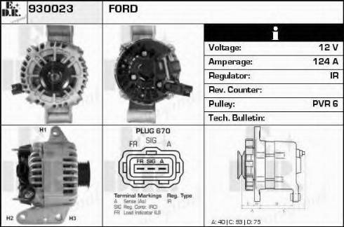 EDR 930023 - Генератор autosila-amz.com