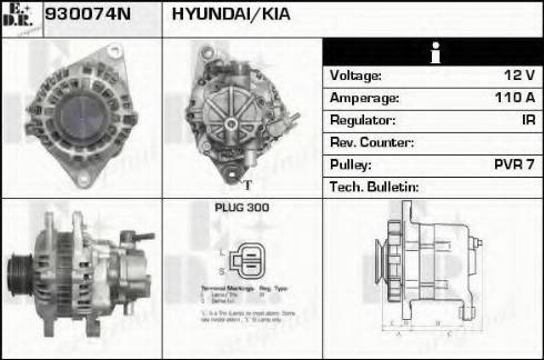 EDR 930074N - Генератор autosila-amz.com