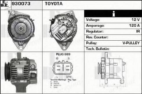 EDR 930073 - Генератор autosila-amz.com