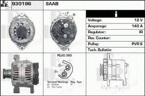 EDR 930196 - Генератор autosila-amz.com