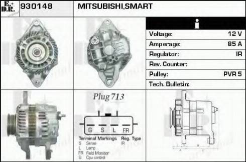 EDR 930148 - Генератор autosila-amz.com