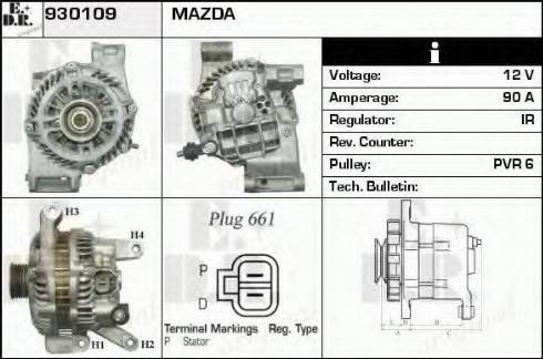 EDR 930109 - Генератор autosila-amz.com