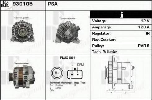 EDR 930105 - Генератор autosila-amz.com