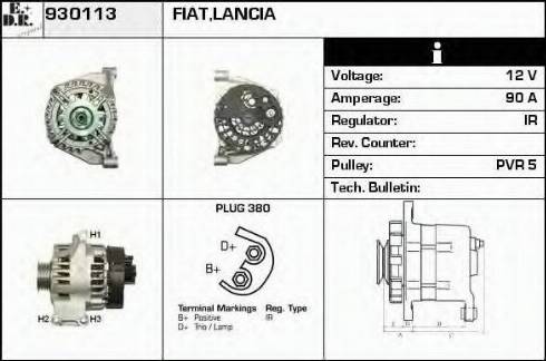 EDR 930113 - Генератор autosila-amz.com