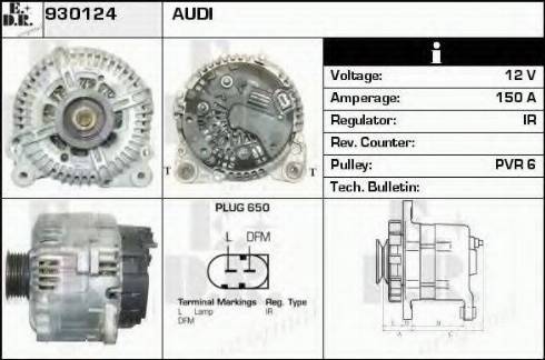 EDR 930124 - Генератор autosila-amz.com