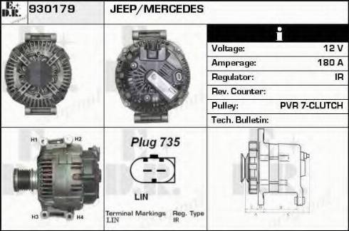 EDR 930179 - Генератор autosila-amz.com