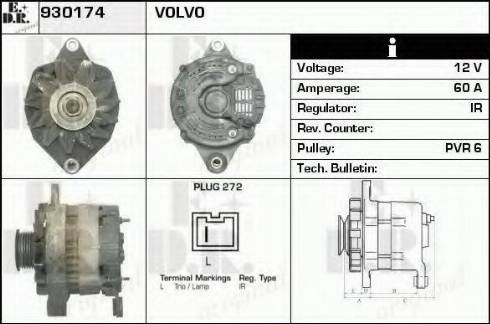 EDR 930174 - Генератор autosila-amz.com