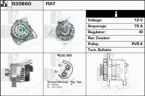 EDR 930860 - Генератор autosila-amz.com