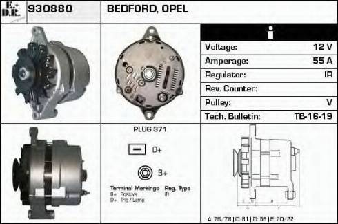 EDR 930880 - Генератор autosila-amz.com