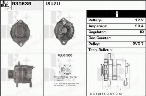 EDR 930836 - Генератор autosila-amz.com