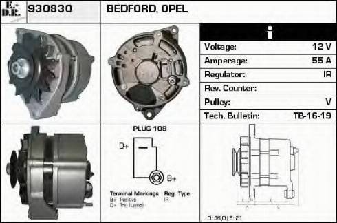 EDR 930830 - Генератор autosila-amz.com