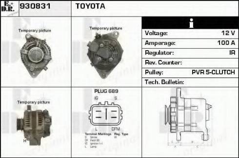 EDR 930831 - Генератор autosila-amz.com