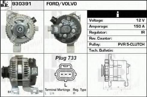 EDR 930391 - Генератор autosila-amz.com