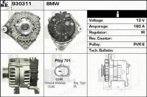 EDR 930311 - Генератор autosila-amz.com