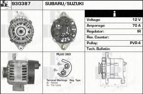 EDR 930387 - Генератор autosila-amz.com