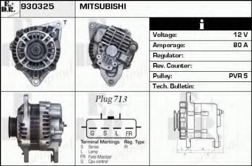 EDR 930325 - Генератор autosila-amz.com