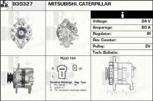 EDR 930327 - Генератор autosila-amz.com