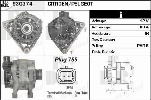 EDR 930374 - Генератор autosila-amz.com