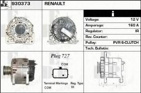 EDR 930373 - Генератор autosila-amz.com