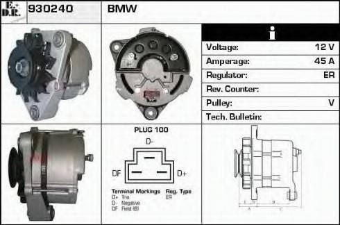 EDR 930240 - Генератор autosila-amz.com