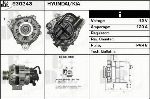 EDR 930243 - Генератор autosila-amz.com