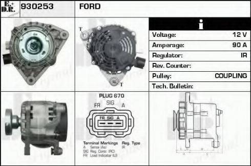 EDR 930253 - Генератор autosila-amz.com