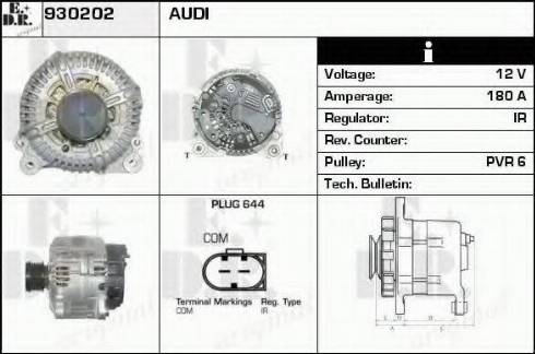 EDR 930202 - Генератор autosila-amz.com