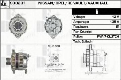 EDR 930231 - Генератор autosila-amz.com