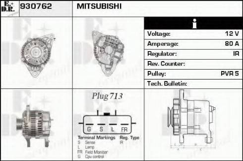 EDR 930762 - Генератор autosila-amz.com