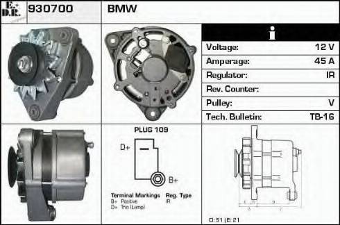 EDR 930700 - Генератор autosila-amz.com