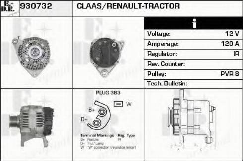 EDR 930732 - Генератор autosila-amz.com