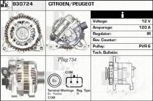 EDR 930724 - Генератор autosila-amz.com