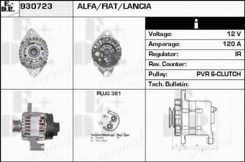 EDR 930723 - Генератор autosila-amz.com