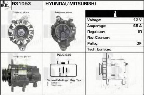 EDR 931053 - Генератор autosila-amz.com