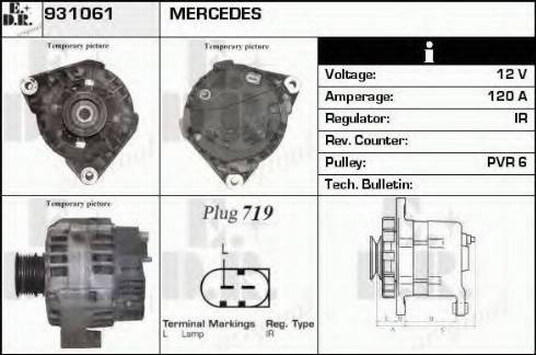 EDR 931061 - Генератор autosila-amz.com