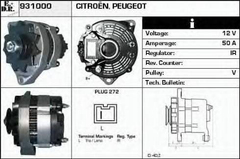 EDR 931000 - Генератор autosila-amz.com