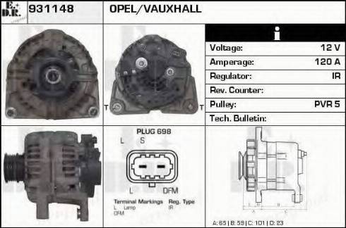 EDR 931148 - Генератор autosila-amz.com