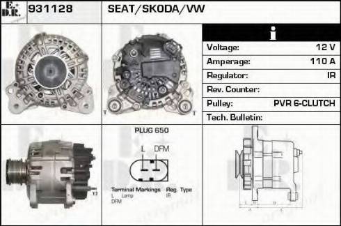 EDR 931128 - Генератор autosila-amz.com