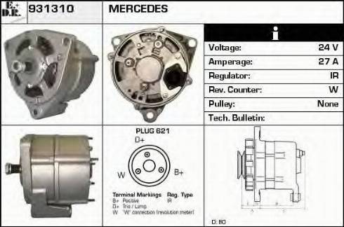 EDR 931310 - Генератор autosila-amz.com