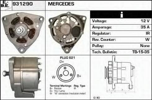 EDR 931290 - Генератор autosila-amz.com