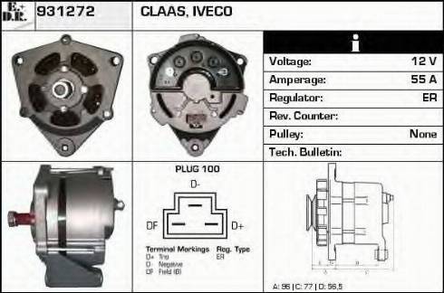 EDR 931272 - Генератор autosila-amz.com