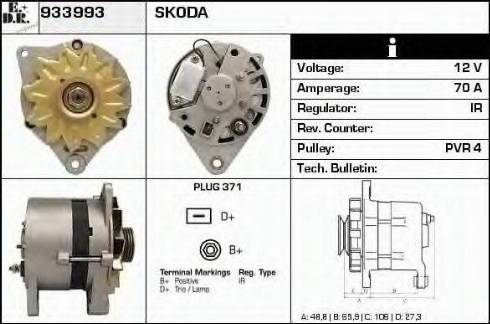 EDR 933993 - Генератор autosila-amz.com